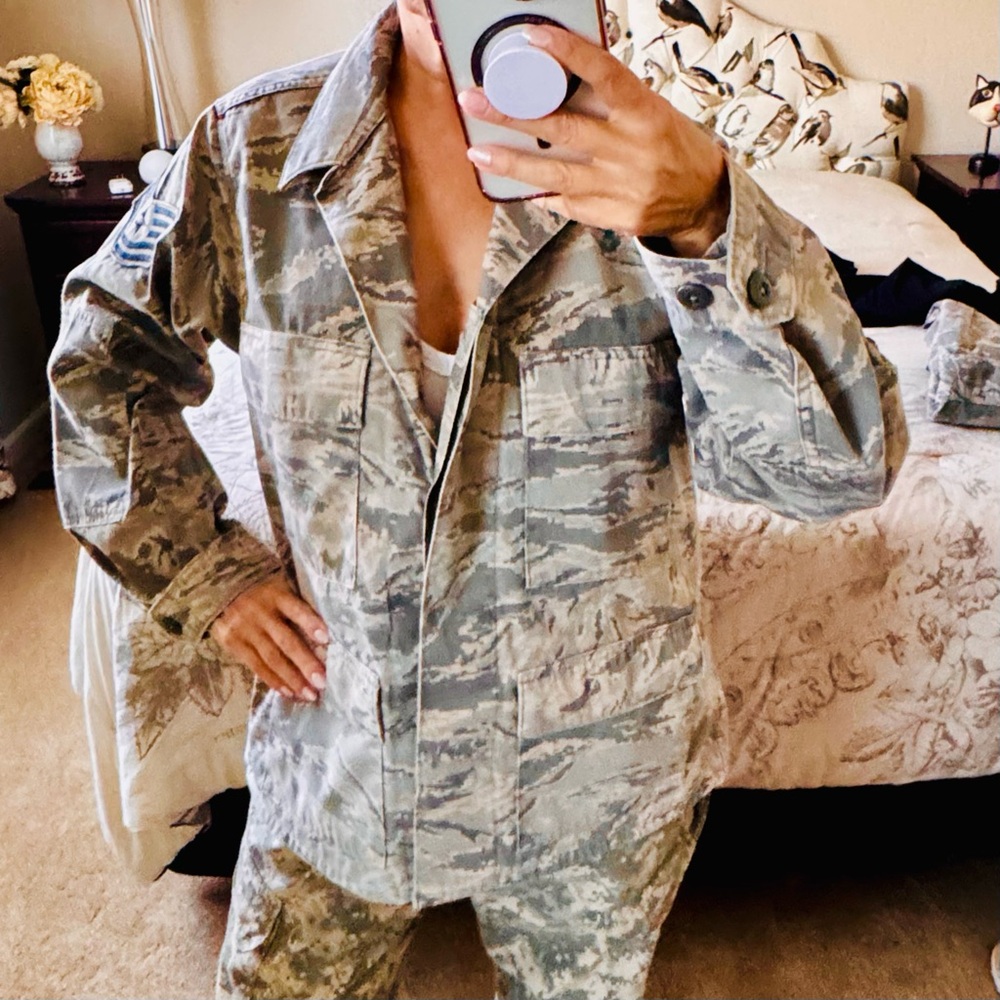 Women's USGI Air Force ABU CAMO Fatigues Utility Jacket